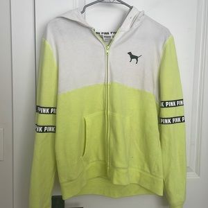 women’s PINK zip up hoodie